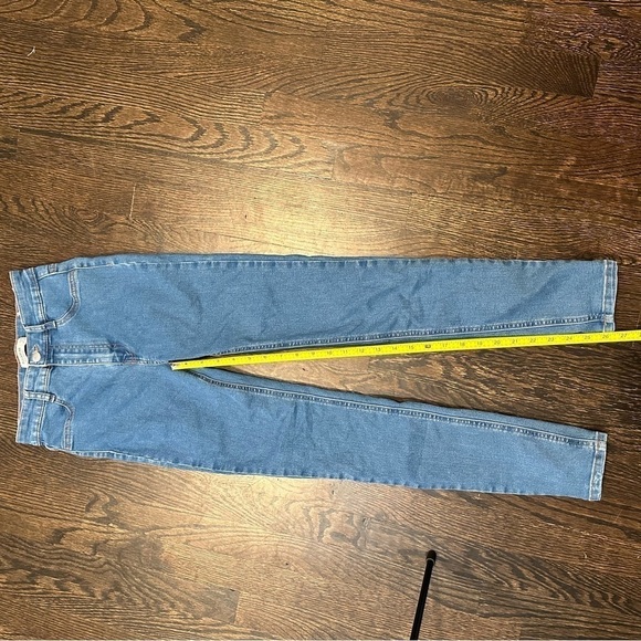 Pull & Bear Women’s Skinny High Waist Light Blue Jeans Size 4 - Picture 4 of 7